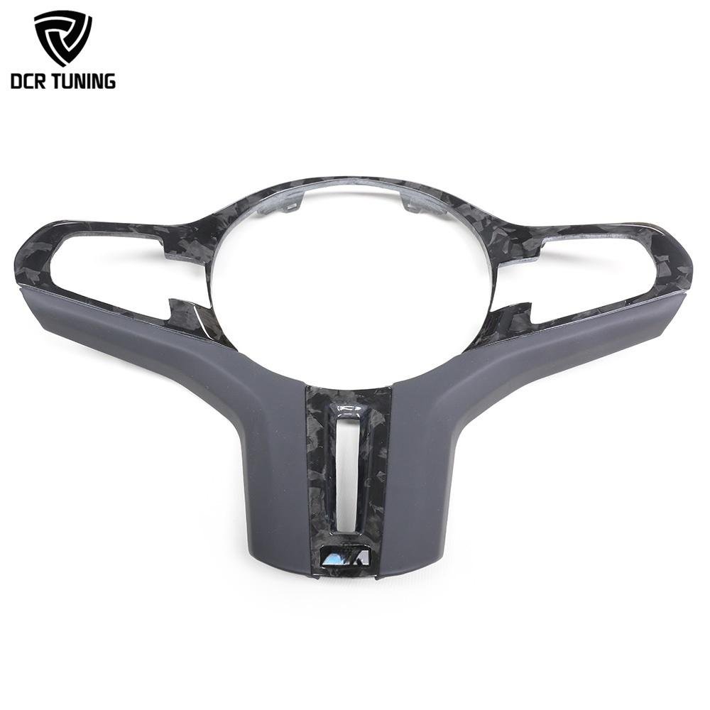 F90 M5 Dry Carbon Fiber Steering Wheel Trim For BMW X3M F97 X4M F98 2018-19 Replace Interior Steering Middle Cover Car Upgrade