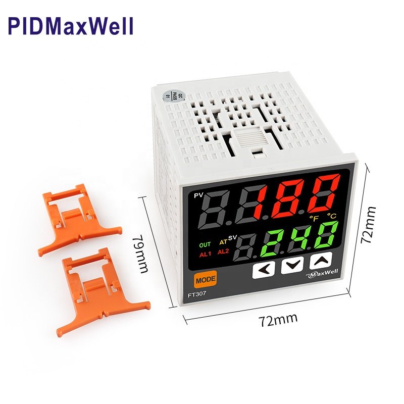FT307 72*72mm Auto Tuning Pid Temp Controller with Ssr+relay Output 0.5% Accuracy
