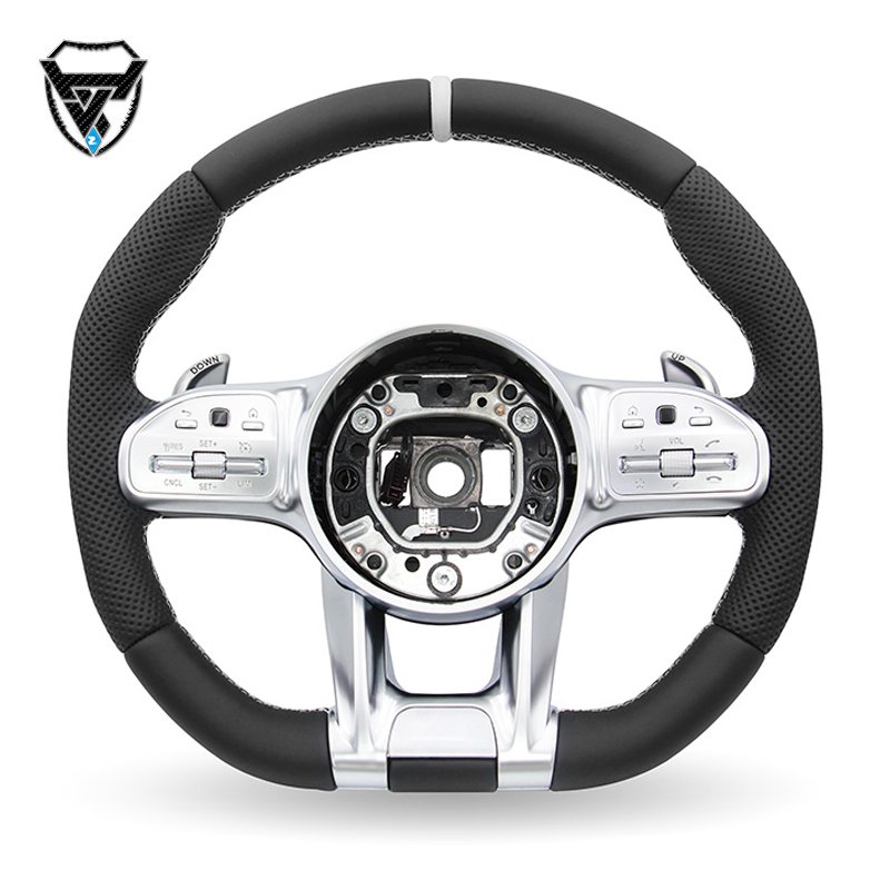 For Mercedes Benz A GLA B GLB C GLC E GLE CLS 2019-2023 custom sport model handle steering wheel modification 809-P48-F