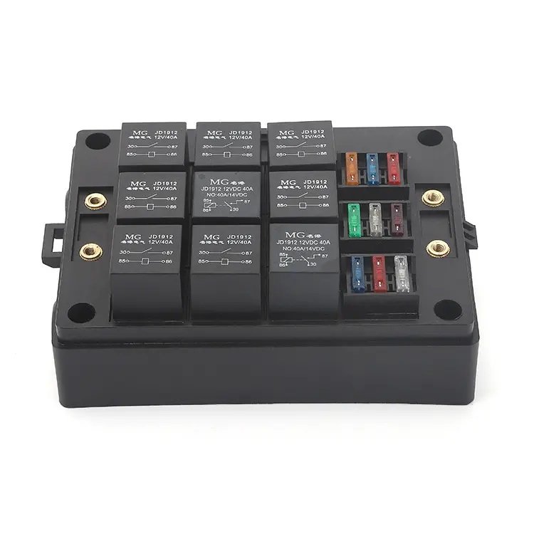 Automotive Auto Fuse Holder 12v 24v RV Car Fuse Relay Box Multiple Fuse Box With Terminal Blocks