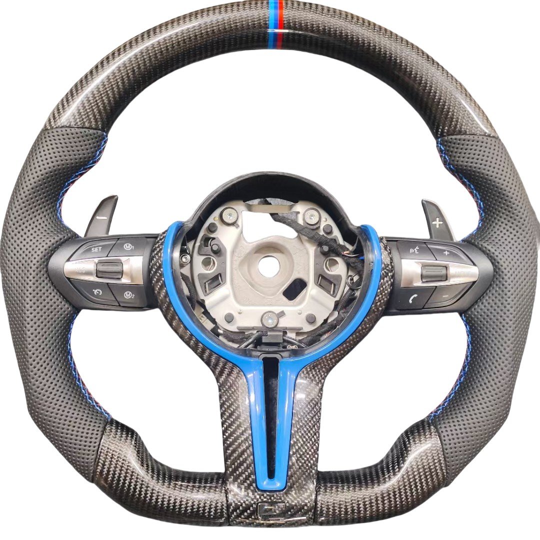 New Carbon Fiber Thong Steering Wheel for BMW M3 M4 M5 Full Range of Modified Car Accessories