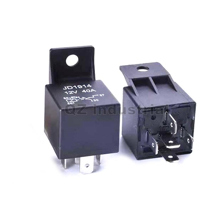 QZ new high quality automotive relay auto car electrical relay 12V 40A 5PIN JD1914