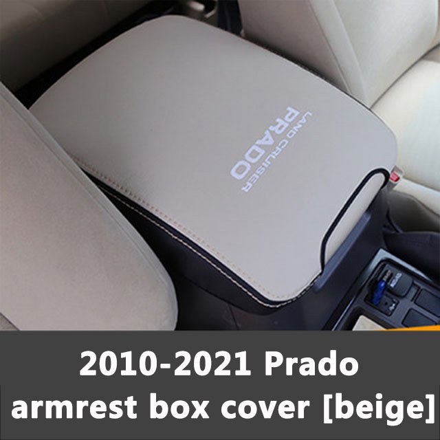 FOR Toyota 2010-2021 Prado Armrest Box Leather case Prado Interior Modification