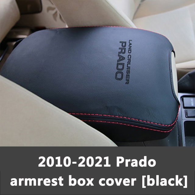 FOR Toyota 2010-2021 Prado Armrest Box Leather case Prado Interior Modification