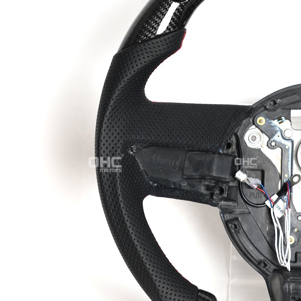 Factory Custom Carbon Fibre Led Steering Wheel For Chevy Chevrolet Camaro SS RS 2007 2008 2009 2010 2011 2012 2013 Ohc Motors