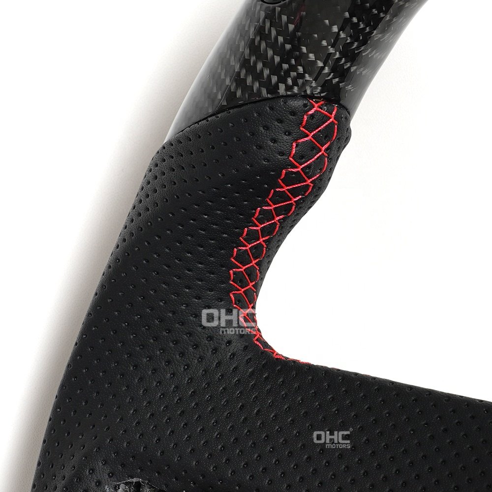 Factory Custom Carbon Fibre Led Steering Wheel For Chevy Chevrolet Camaro SS RS 2007 2008 2009 2010 2011 2012 2013 Ohc Motors