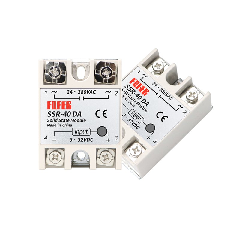 220v Industrial 3 Phase 10a 25a 40a 60a 80a 100a Ssr Solid State Relay Dc to Dc