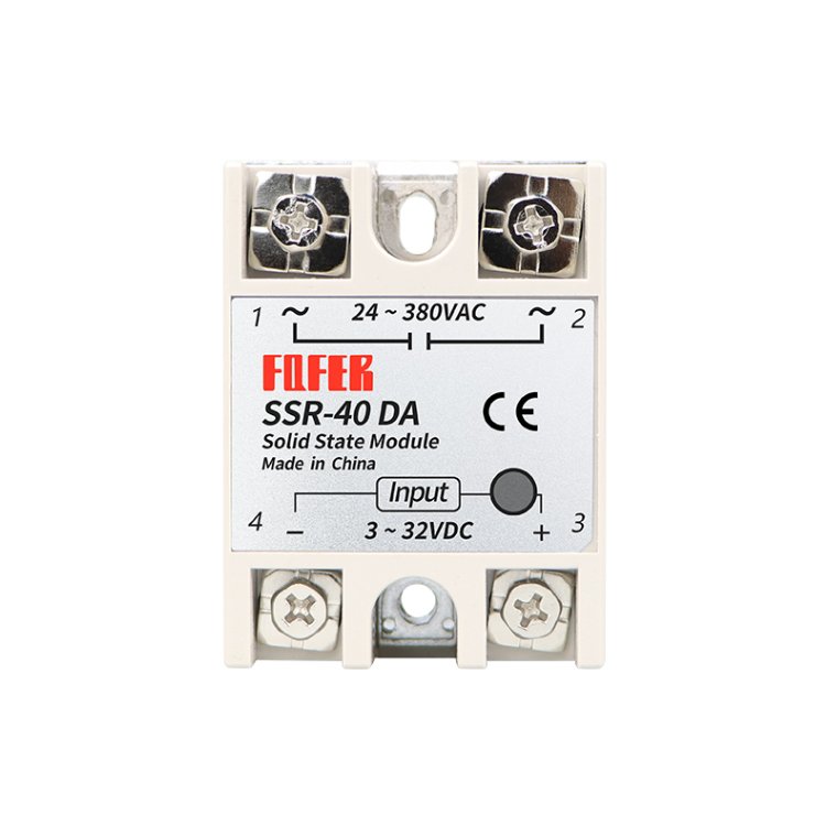 220v Industrial 3 Phase 10a 25a 40a 60a 80a 100a Ssr Solid State Relay Dc to Dc