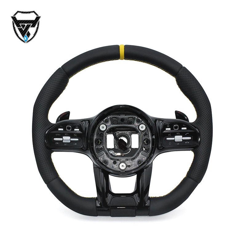 For Mercedes Benz A GLA B GLB C GLC E GLE CLS 2019-2023 custom sport model handle steering wheel modification 809-P46-F