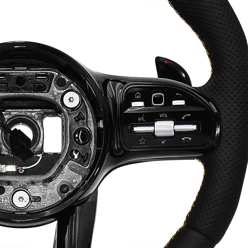 For Mercedes Benz A GLA B GLB C GLC E GLE CLS 2019-2023 custom sport model handle steering wheel modification 809-P46-F