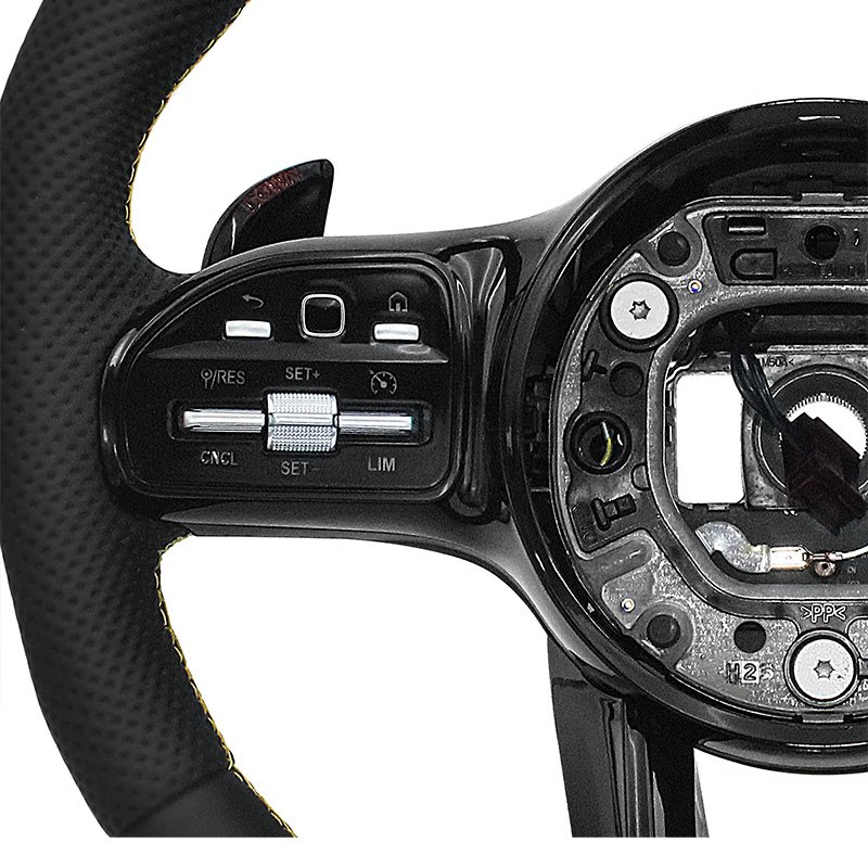 For Mercedes Benz A GLA B GLB C GLC E GLE CLS 2019-2023 custom sport model handle steering wheel modification 809-P46-F