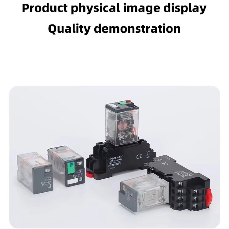 Factory Direct Intermediate Plug-in Relay 24VDC 230V 8pin 14pin RXM2AB2BD RXM4AB2BD RXM2AB2P7 RXM4AB2P7 in Stock