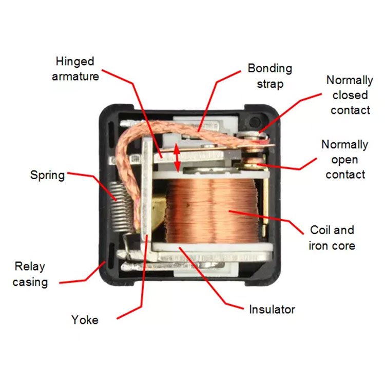 Automotive Relay JD1912 JD1914 12V 24V 30A 40A 4pins Car AC Relays 5pins Auto GPS Relay for Car Motor Vehicles
