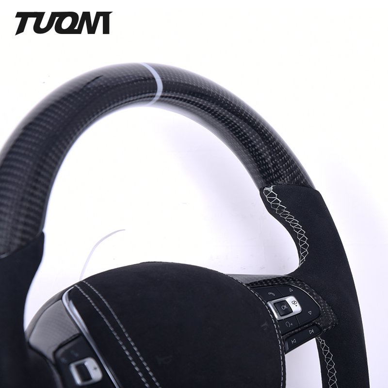High Performance 100% Real Carbon Fiber Steering Wheel Fit For VW MK7 Lamando Scirocco