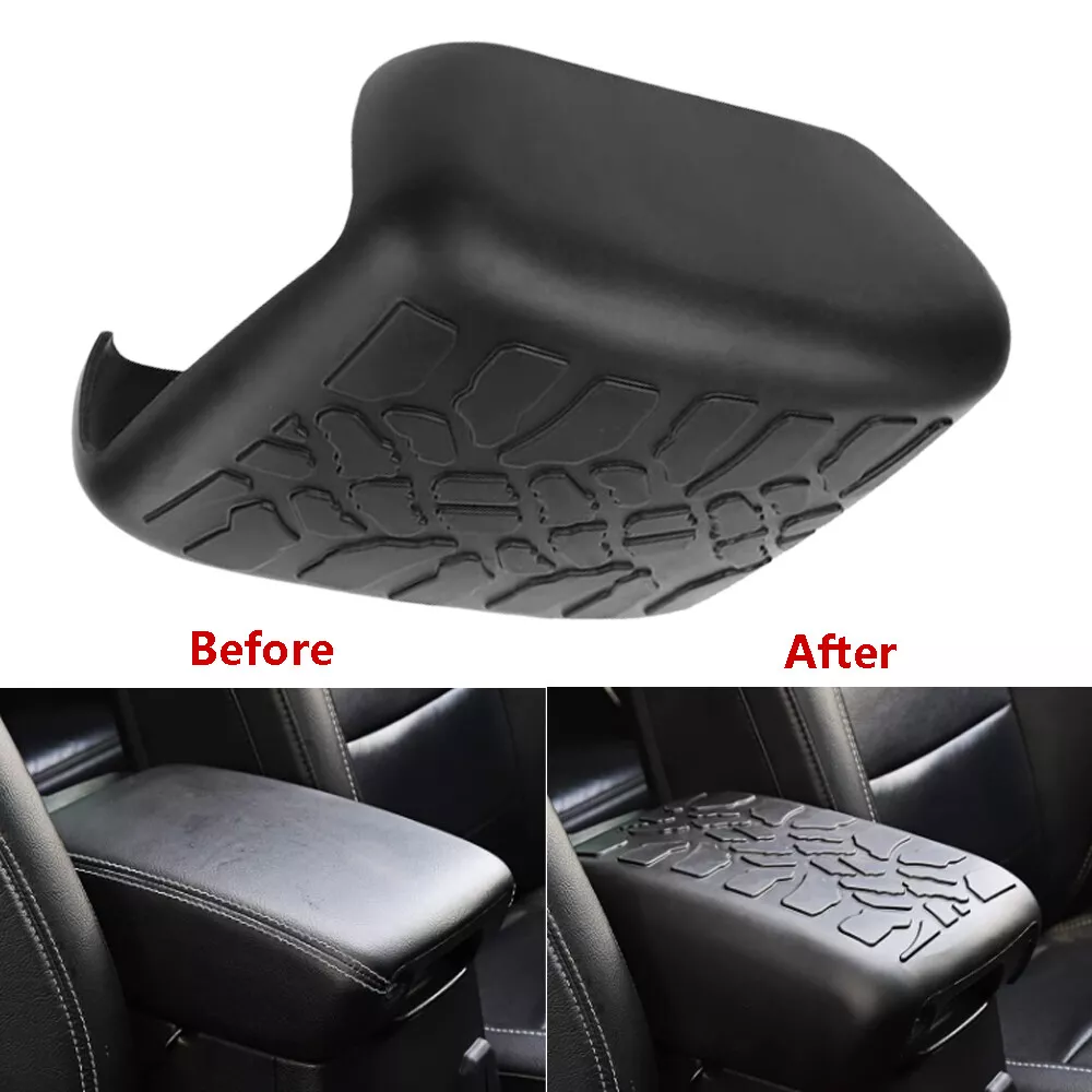 Non-Slip Center Console Car Armrest Cover Pad for Jeep Wrangler JL JT 2018-2024 Center Console Armrest Box Cover Pad New