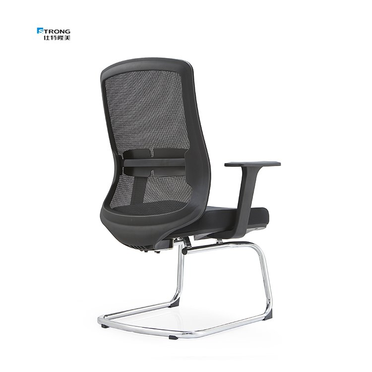 Hot New Design Mid Back Computer Mesh Office Chair With Fixed Armrest