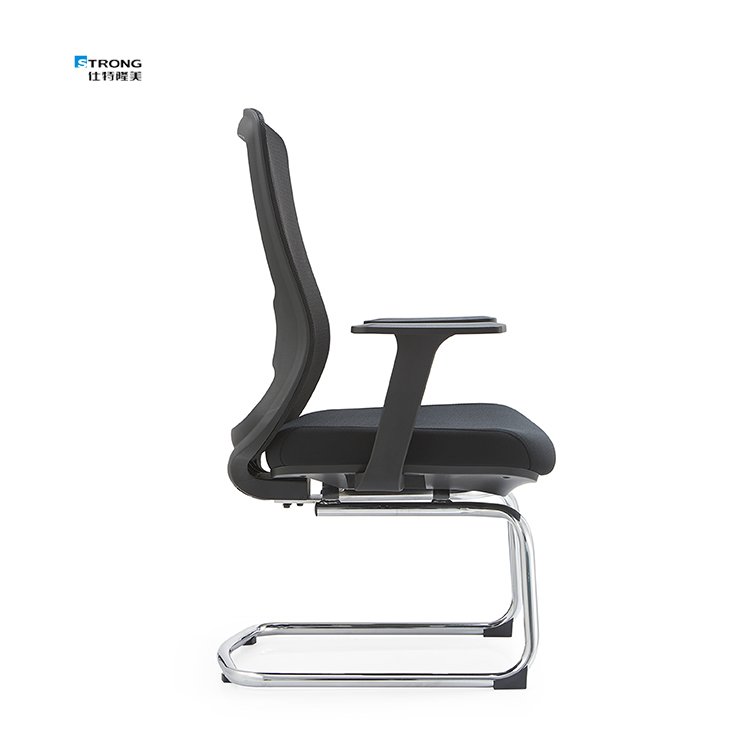 Hot New Design Mid Back Computer Mesh Office Chair With Fixed Armrest