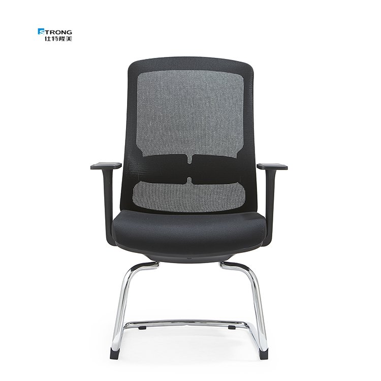 Hot New Design Mid Back Computer Mesh Office Chair With Fixed Armrest