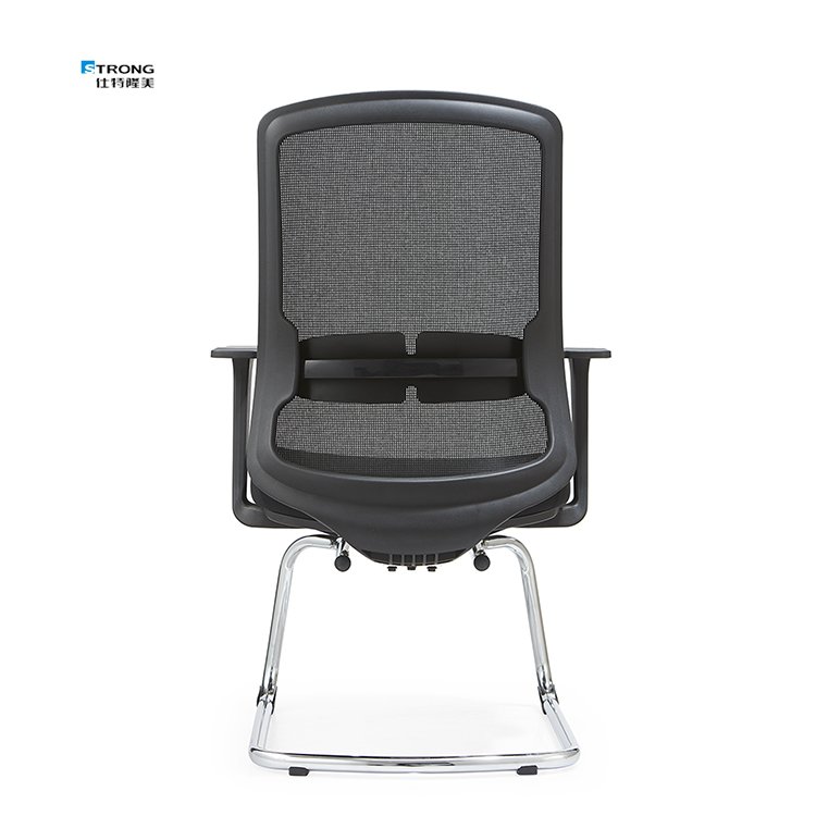 Hot New Design Mid Back Computer Mesh Office Chair With Fixed Armrest