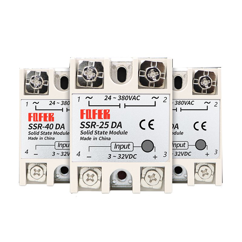 SSR-40 DA 40A DC 3-32V to AC 24-480V SSR Single Phase Solid State Relay Ssr
