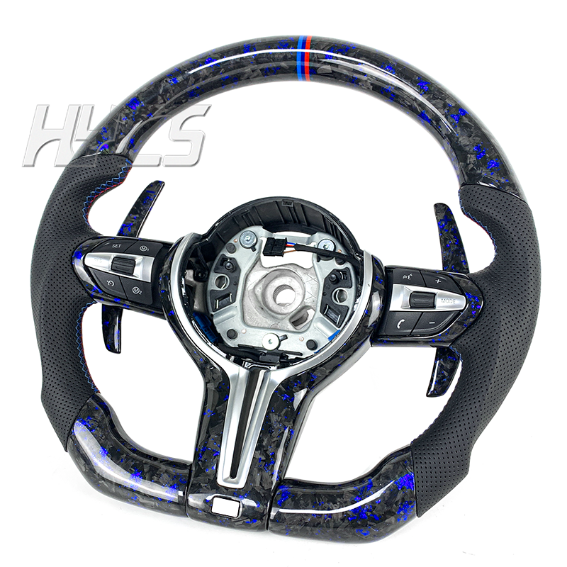 Car interior accessories forged carbon fiber steering wheel for BMW F10 30 20 80