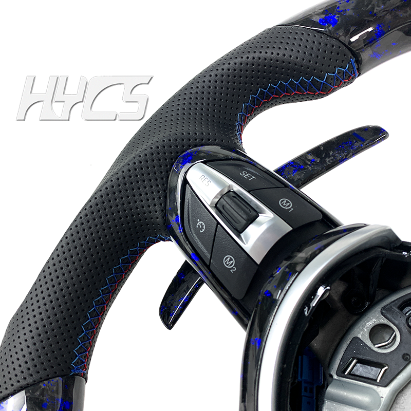 Car interior accessories forged carbon fiber steering wheel for BMW F10 30 20 80