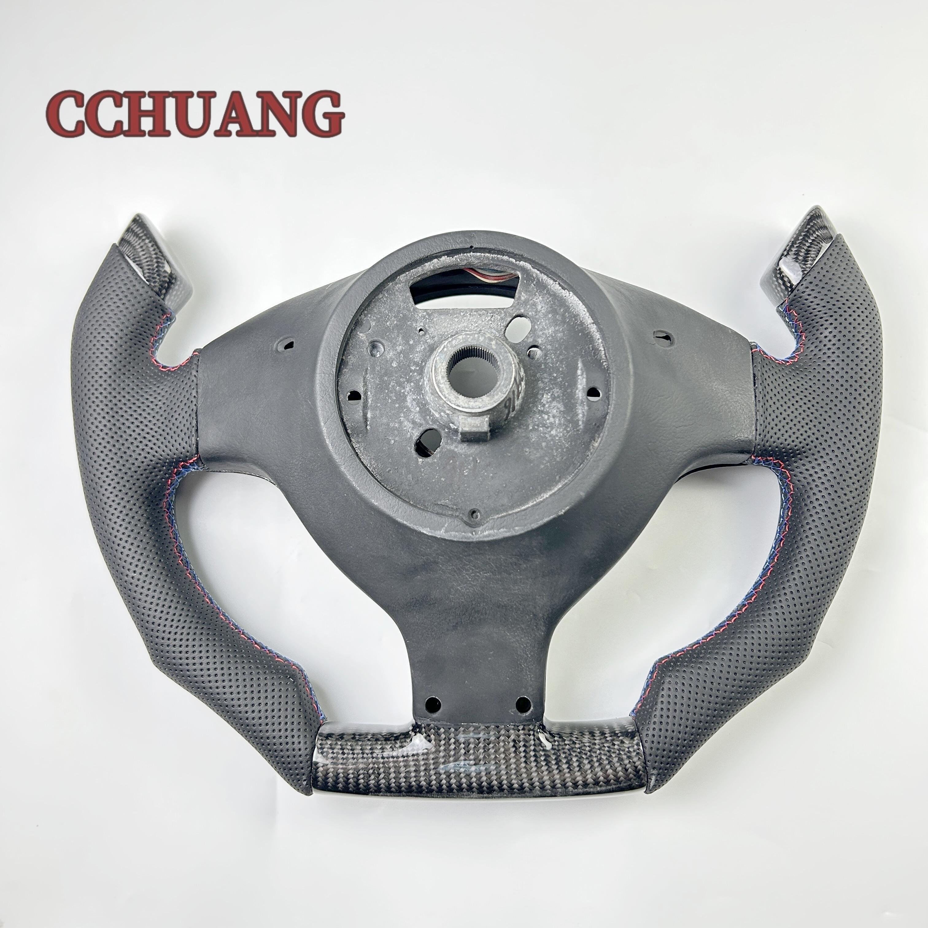 Wholesale for BMW M3 E46 E39 E53 330ci 325i steering wheel Carbon fiber hand-made leather custom car steering wheel