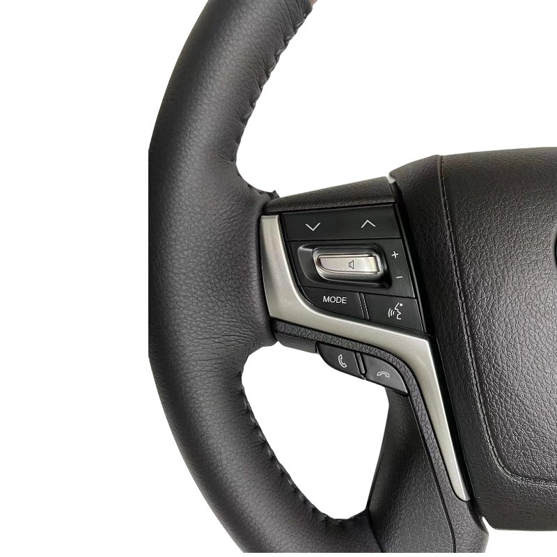 Upgrade For Toyota HILUX REVO 2016 2017 2018 2019 2020 2021 2022 2023-UP Wooden Custom Sport Steering Wheels Assembly