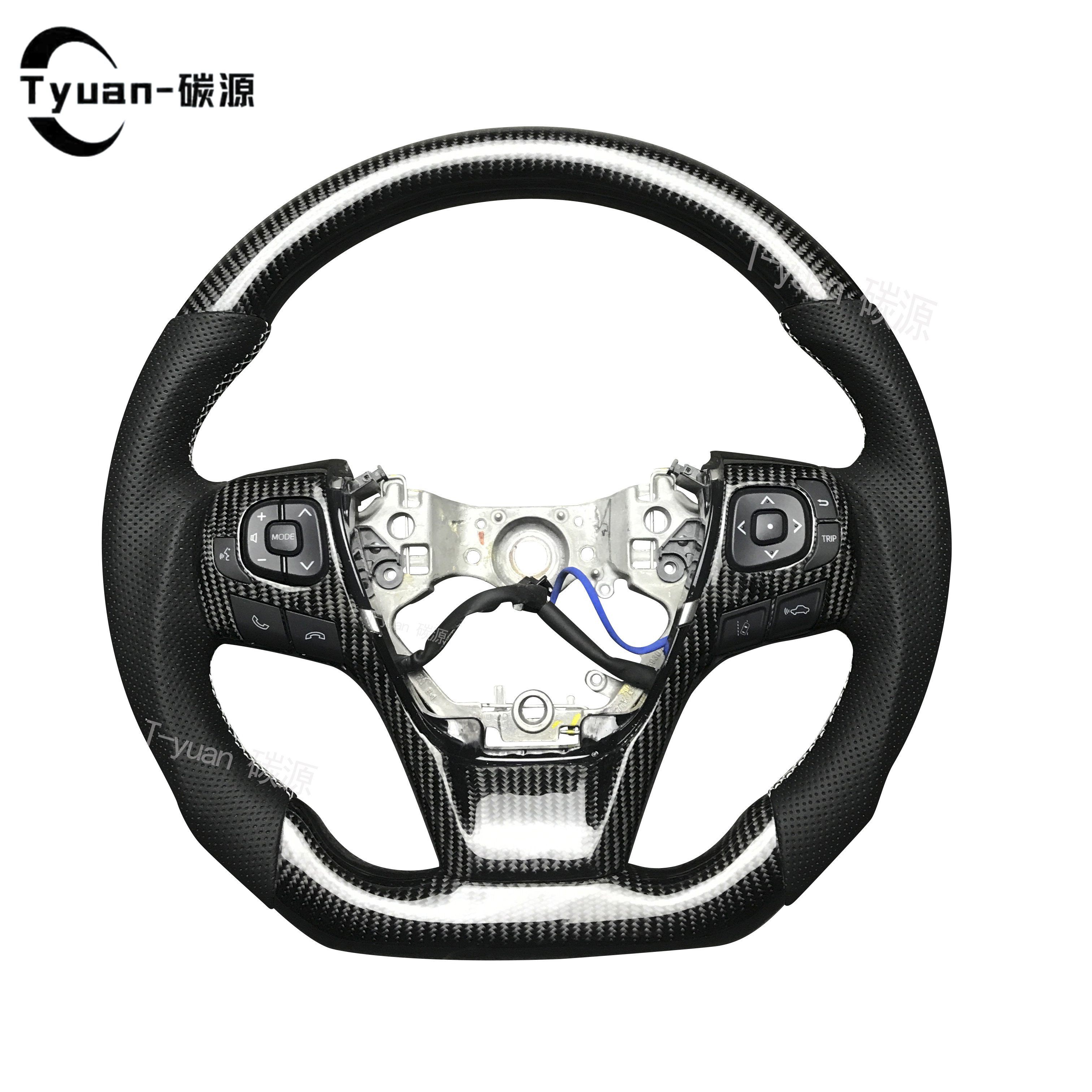 Custom Fit Sport Style Carbon Fiber Steering Wheel for Toyota 86 GT86 AE86 and Subaru BRZ AE86 Carbon Fiber Steering Wheel