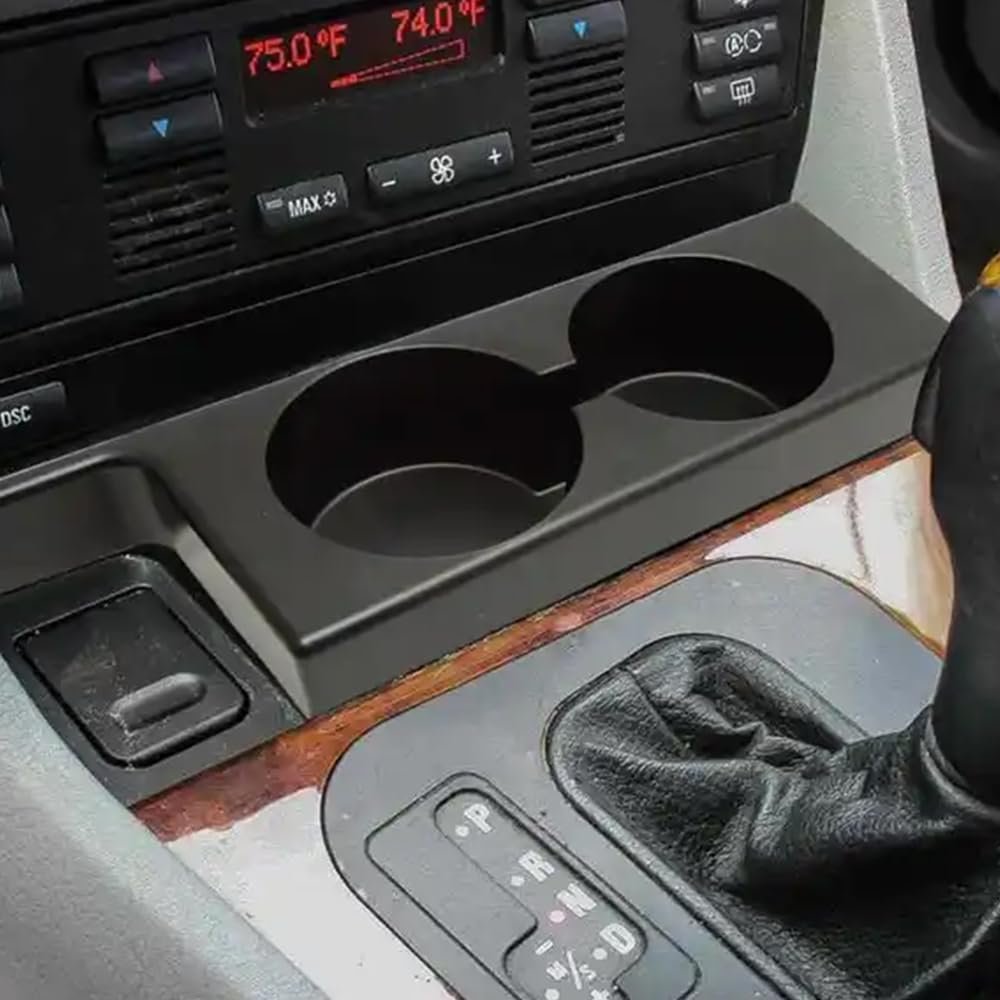 Front Cup Holder Center Console Insert for BMW E39 5 Series 528i 525i 530i 540i M5 1998 1999 2000 2001 2002 2003