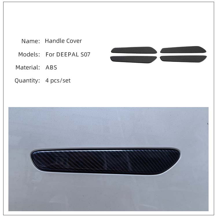 Maremlyn Abs Car Armrest Box Cover Outer Door Handle Cover for Changan Shenlan S07 S7 New Energy Vehicle