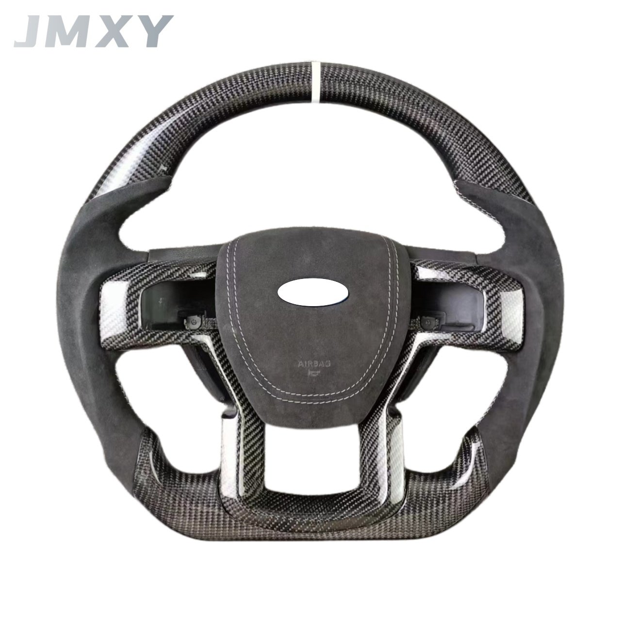 Carbon Fiber Sports Interior Steering Wheel for Ford Raptor F150 Custom Car Accessory