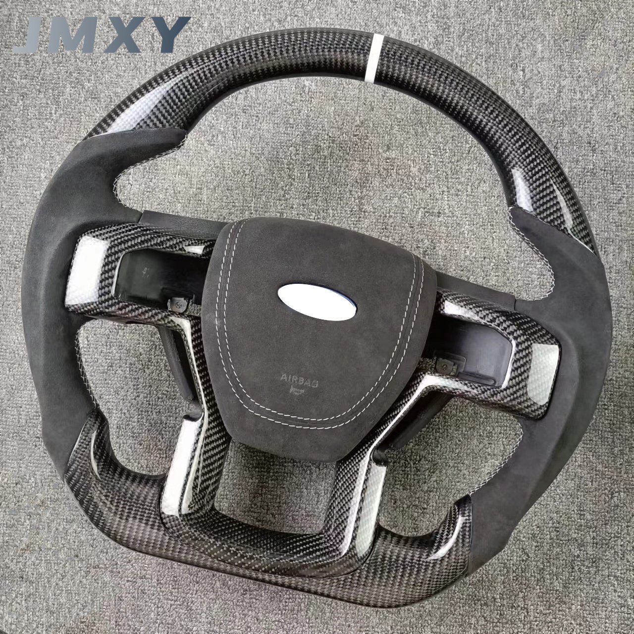 Carbon Fiber Sports Interior Steering Wheel for Ford Raptor F150 Custom Car Accessory