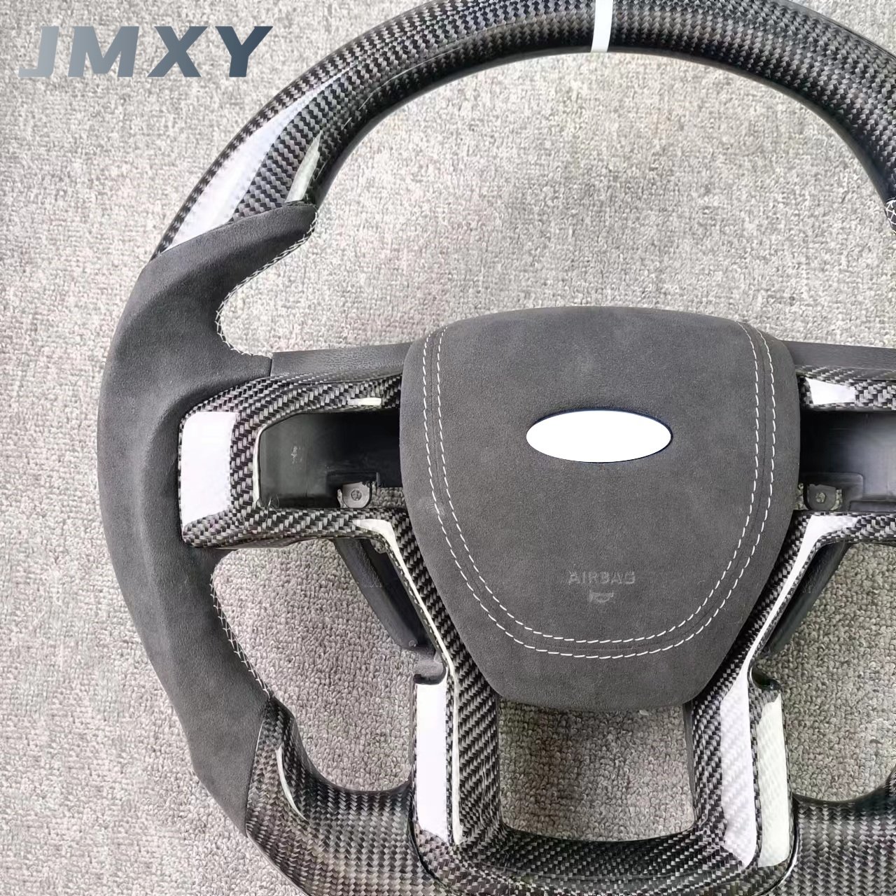 Carbon Fiber Sports Interior Steering Wheel for Ford Raptor F150 Custom Car Accessory