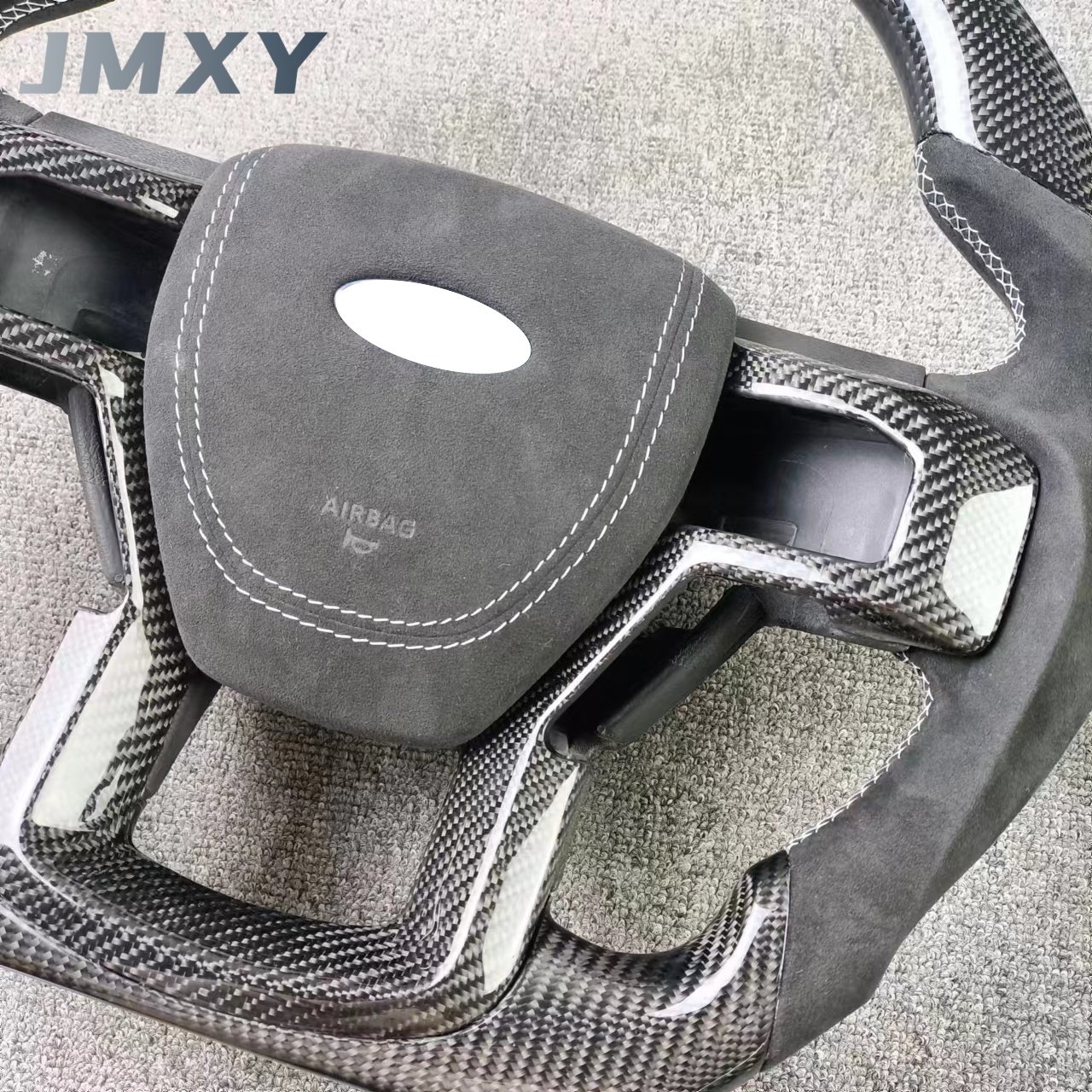 Carbon Fiber Sports Interior Steering Wheel for Ford Raptor F150 Custom Car Accessory