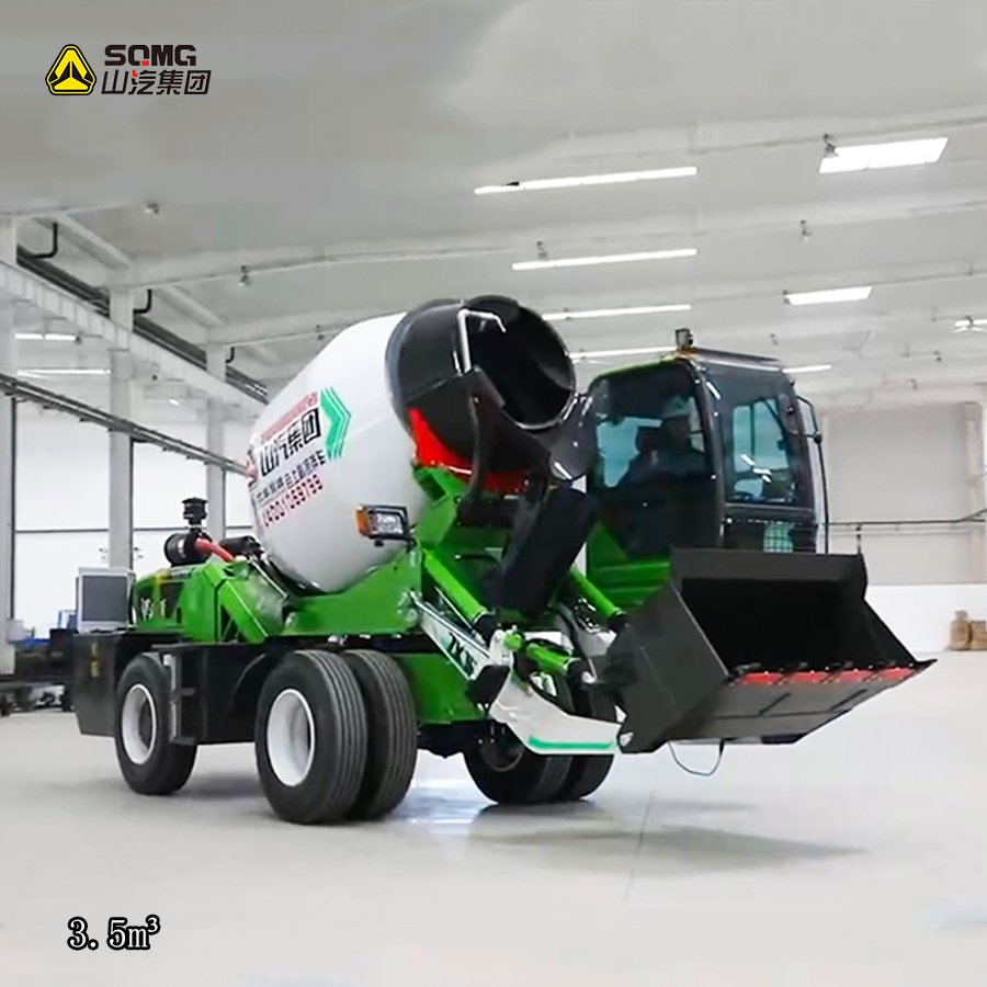 Self Loading diesel Portable Concrete Mixer Machine with Pump Truck to Make Concrete Blocks with Lift Concrete Mixer Truck