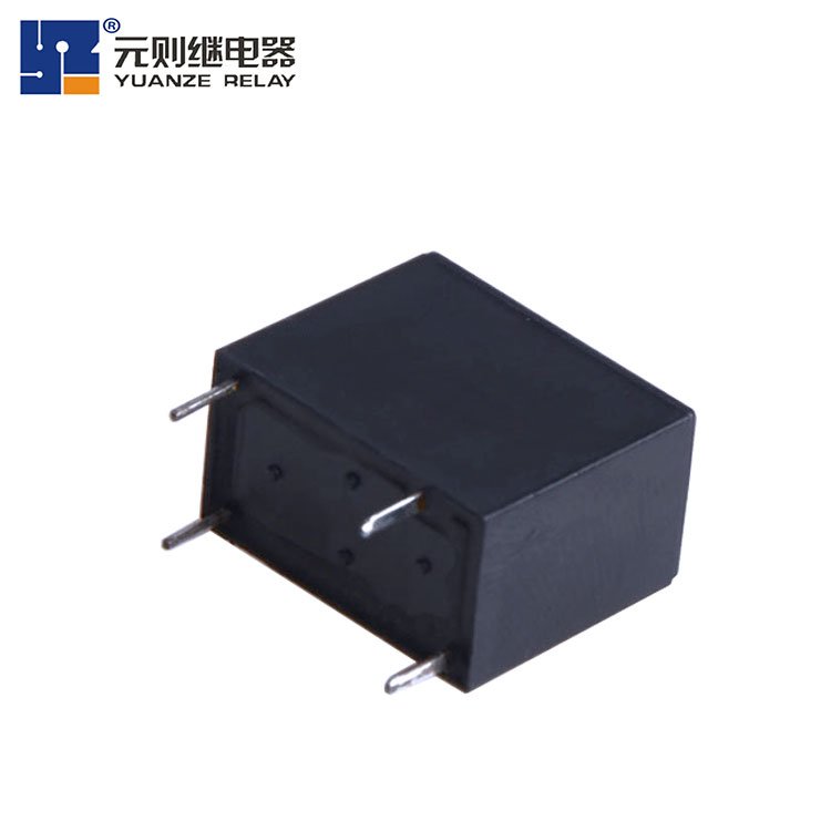 Yuanze Y32F 8A Mini Power Relay Micro Electromagnetic Rele Epoxy PCB Board HF32F SPST 4pin Relay Teko OJ 5V 12VDC 8A 0.2w Black