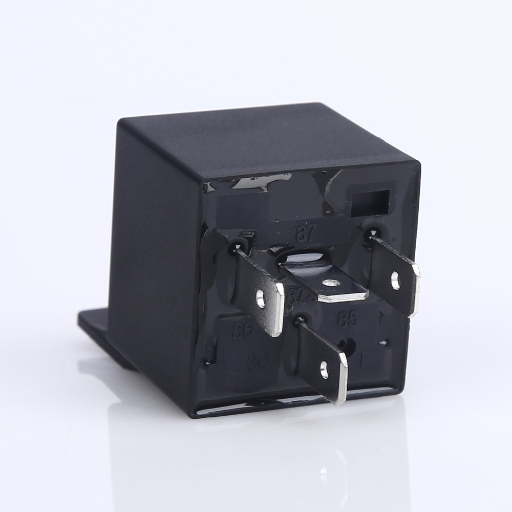 JD1915 12V 4pin Normally Closed Auto Relays Waterproof Relay with Harness Kit for GPS