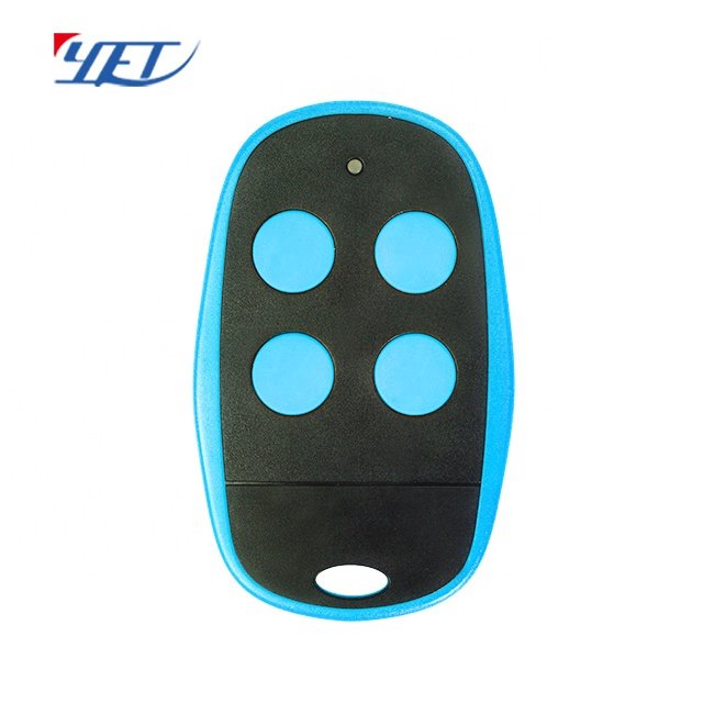 YET2114 Garage Door Remote Control 433MHz 4 Keys Universal Remote Control Cloning Electric Gate Remote