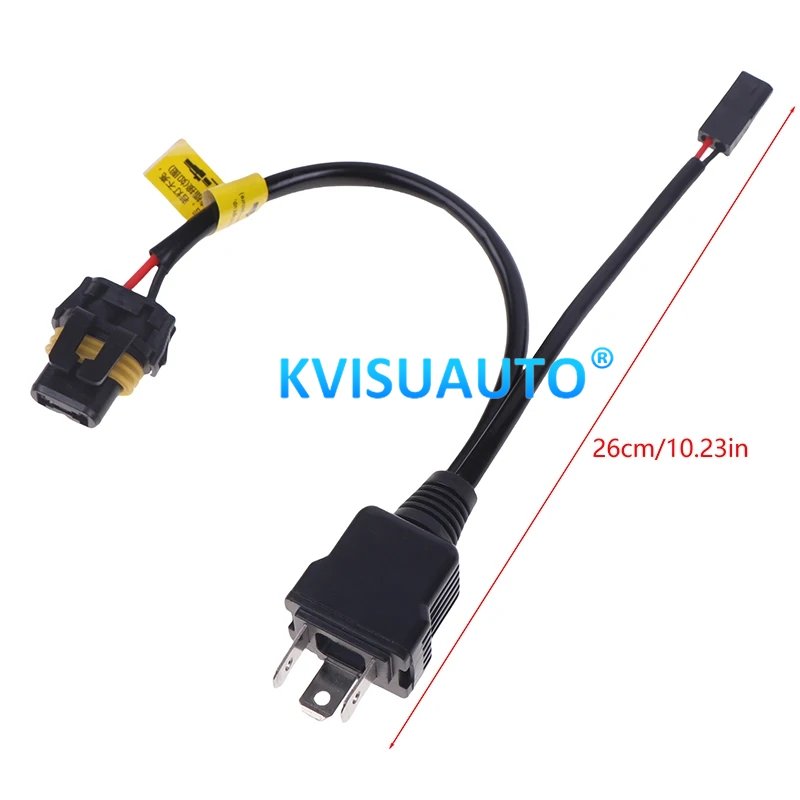 CQL KVISUAUTO 12v 24v 35w H4 Relay Wire Harness for H4 Bulb Upgrade Bi LED Xenon Projector Lens Car Light Accessories