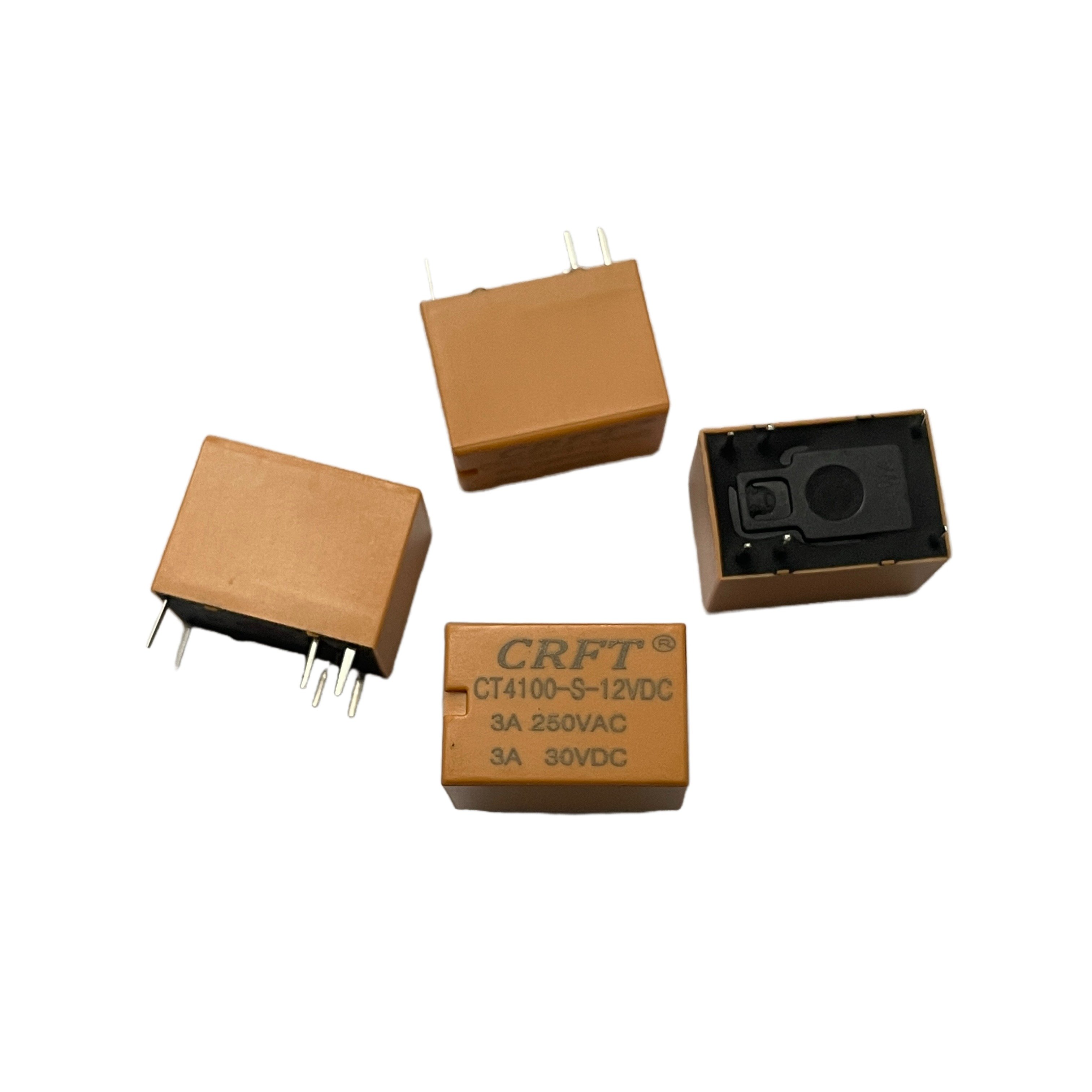 CT4100 Standard Type &high Sensitivity Type signal Relay 6pin 3A/250VAC Sealed Type Structure Relay