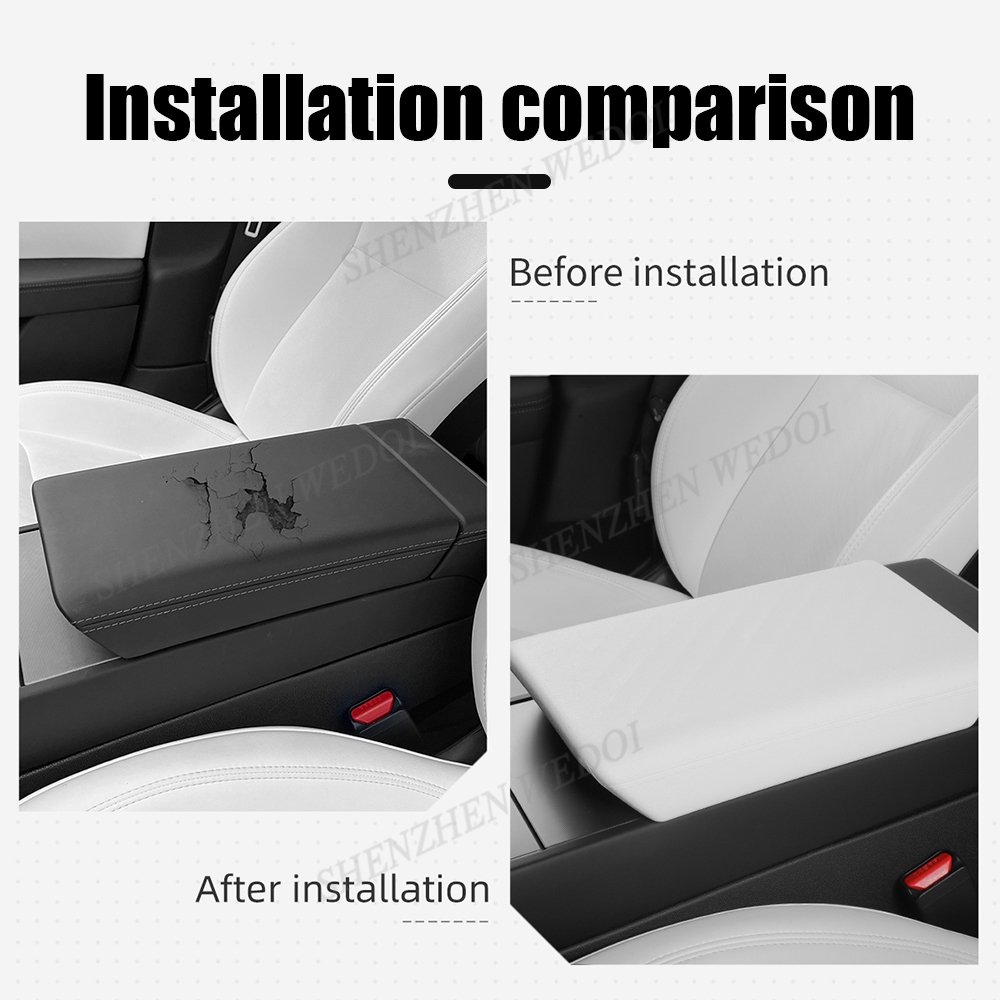 TPE Center Control Armrest Box Protect Cover for tesla Model 3 Highland Interior Accessories