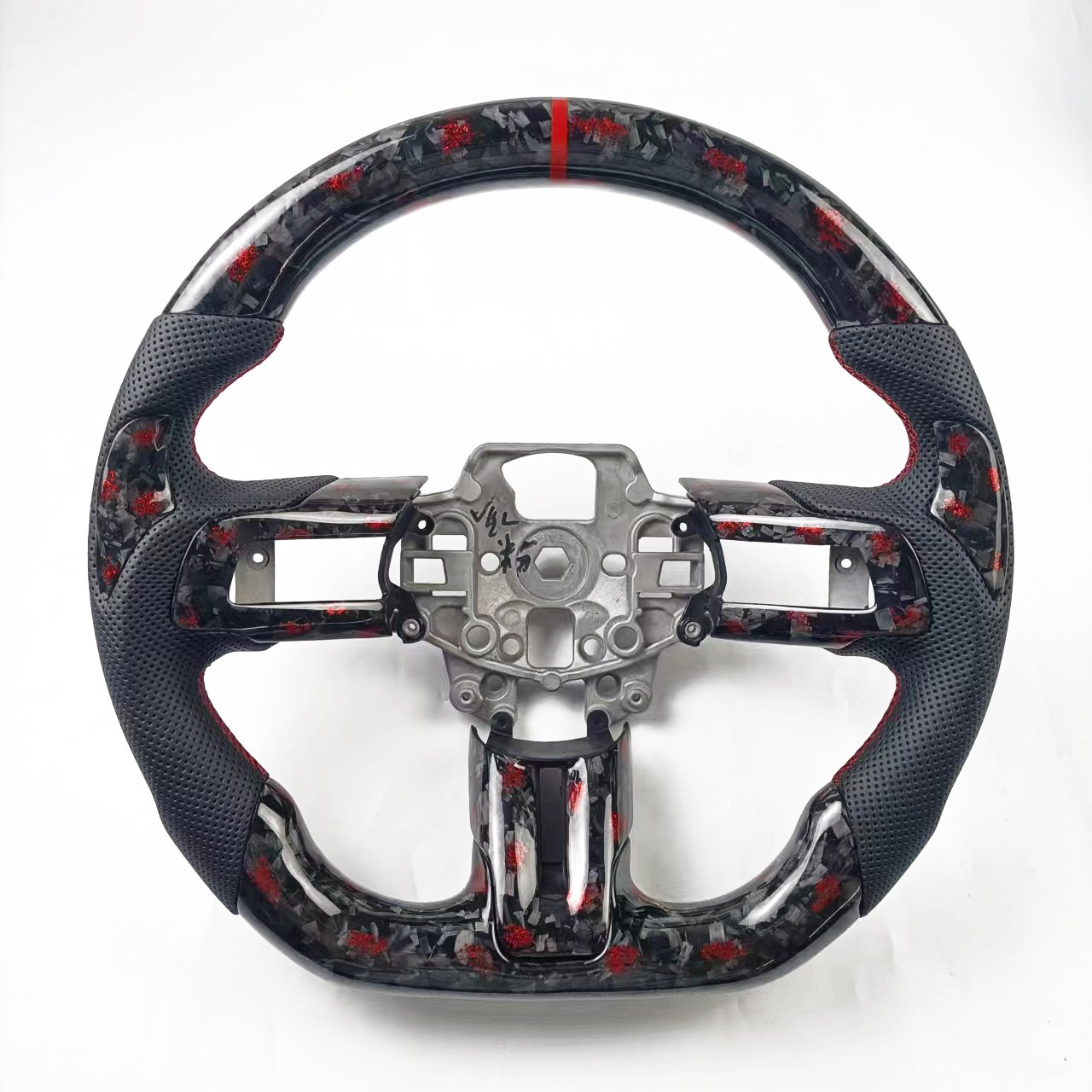 For Ford Mustang GT Sheber 2015-2023 car interior sports carbon fiber steering wheel