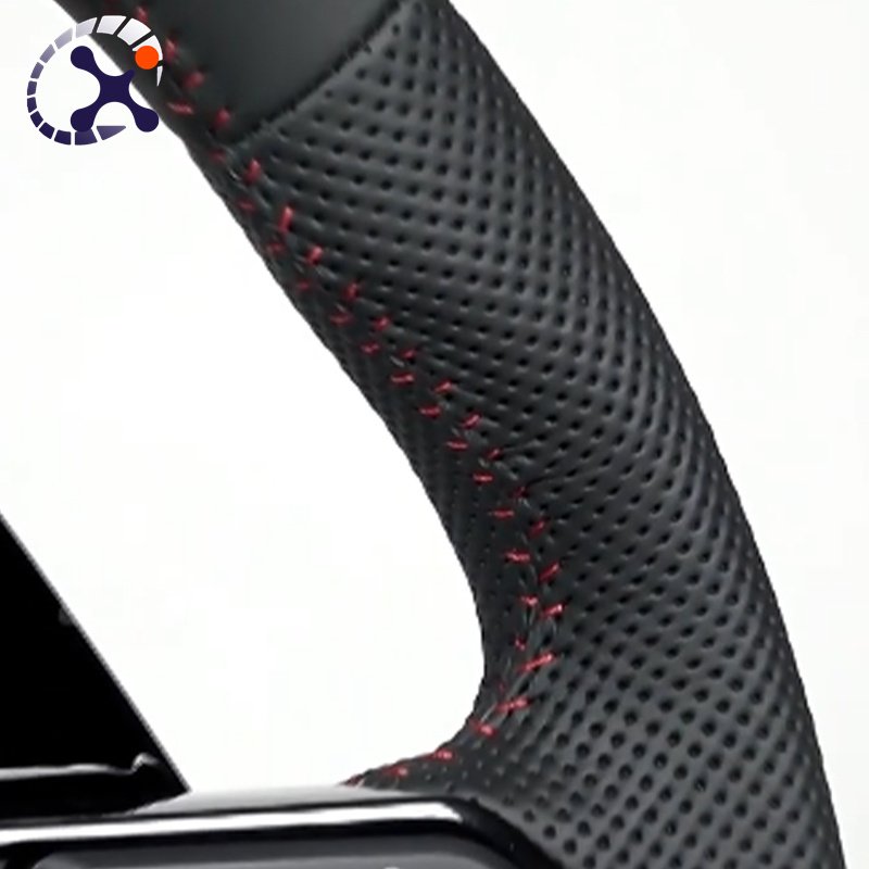 Sport Wheel Racing Wheel Flat leather perforated leather Car Steering Wheel For All Audi R8 All Series