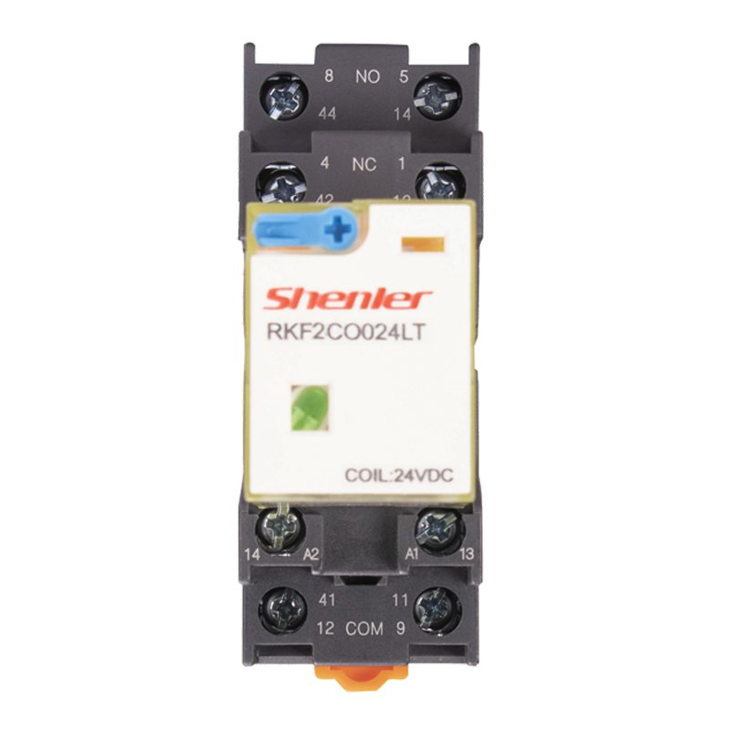 Shenler RKF2CO012LT+SKF08-E AUTO RELAY Dc 24v Auxiliary Relay for Refrigerator Dc Automotive Relay 110-220vac