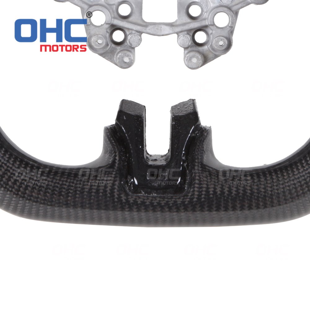 Real Carbon Fiber Steering Wheel Fit for Ford Mustang 2018 2019 2020 2021 Steering Wheel Carbon Fiber ohc motors
