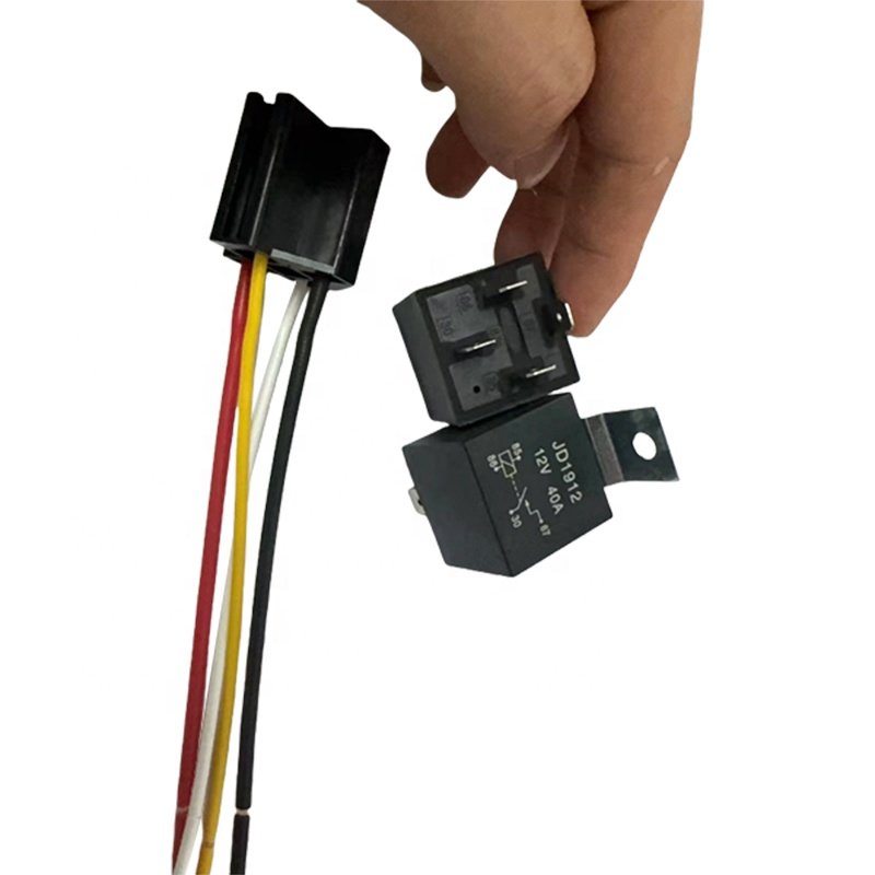 JD1912 Miniature 12V 40A 5Pin Automotive Electromagnetic Relay with Sealed Protection Product Category Relays