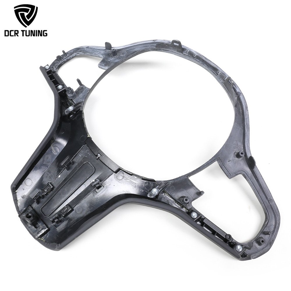 For BMW Dry Carbon Fiber Steering Wheel Trim G30 X3 G01X4 G02 6 SER GT G32 2017-19 Interior Steering Middle Cover Car Upgrade