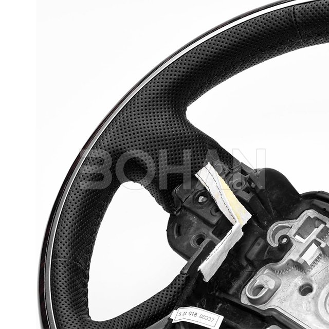 Wood W/heated D-Type Racing Design Car Steering Wheel Nappa Perforated Leather for Land Rove Range Rover Sport L494 Evoque Velar