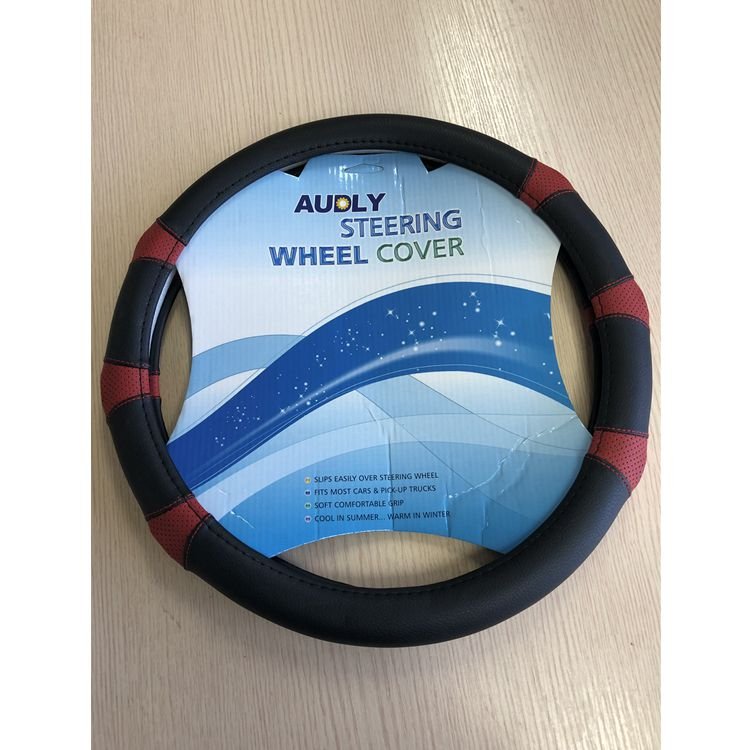Universal Size Leather car steering wheel cover racing steering wheel cover